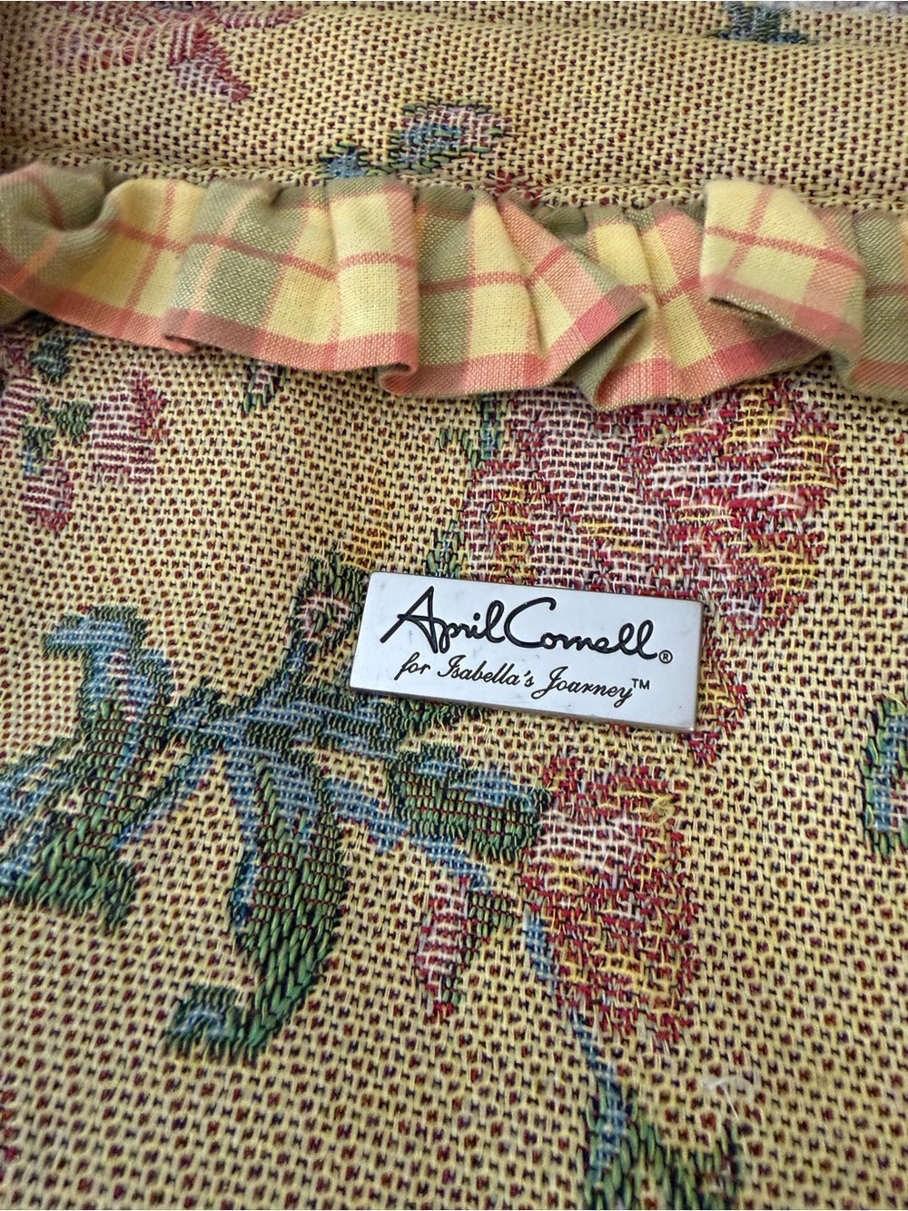 April Cornell for Isabella’s Journey Tapestry Zippered Tote Bag - Picture 4 of 15